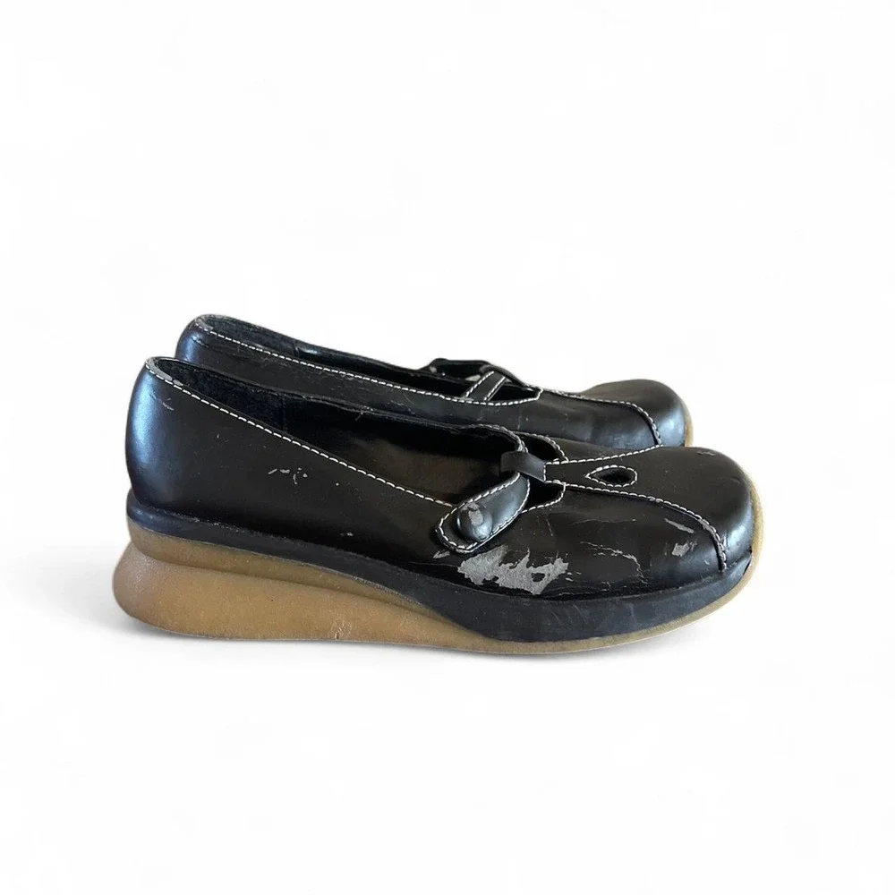 Y2K Classified Platform Mary Jane's Chunky Square Toe Womens 7